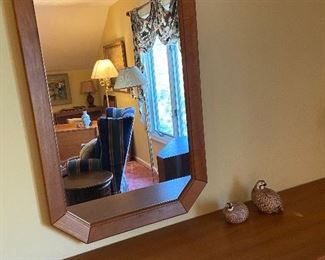 Mid-Century-Modern dresser and mirror purchased at Scan Co-op