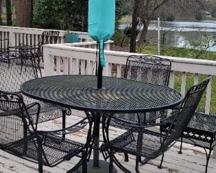 wrought iron outdoor furniture