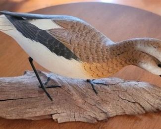 C. Waterford and Son shorebirds carving