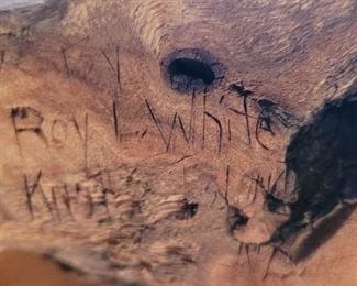 Roy L. White shorebird carving