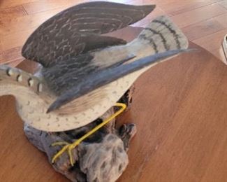 Roy L. White shorebird carving
