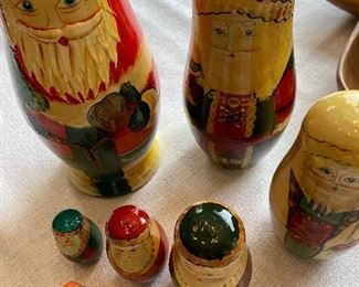 vintage Russian nesting dolls