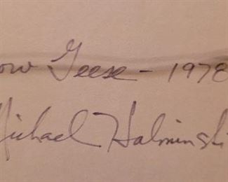 #44 Michael Halminski Snow Geese 1978