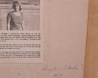 #45 Ruth Ann Burgess Seagull in Clouds