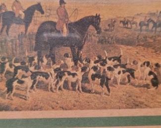 #58 Men on Horseback with Dogs