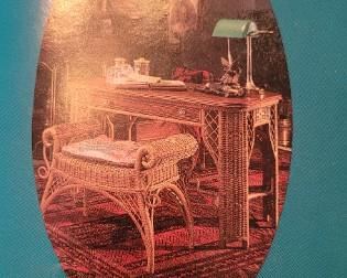 The Regency Collection of Wood and Wicker by Henry Link for Lexington Furniture Industries, Lexington, NC, two nightstands