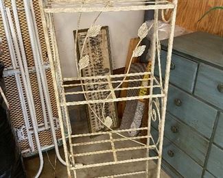 metal baker's rack
