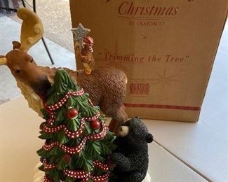 Bennington Christmas by Demdaco "Trimming the Tree' figurine