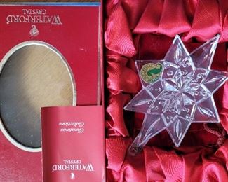 Waterford crystal ornament