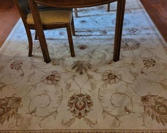 Dining room rug, Lazarra Bisque 79" x 116"