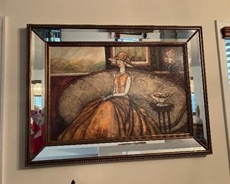Curilova mirror framed At Print