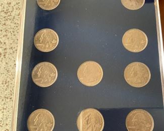 Many sets of Coin Proof Sets