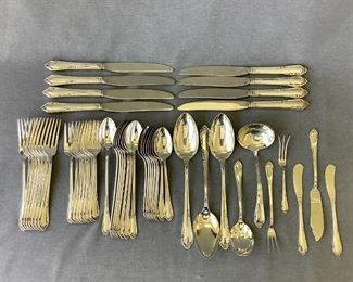 Reed and Barton Sterling Silver Set, Complete 50 Piece Service for 8