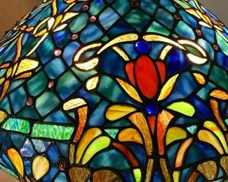 Stained Glass Lamp Detail