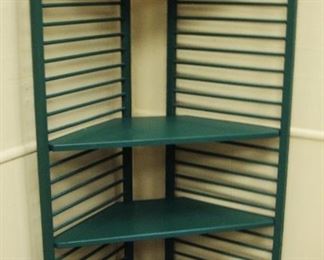 WE HAVE 3 OF THESE SHELVING UNITS AT THIS SALE- 2 GREEN, 1 WHITE (SEE NEXT PIC)