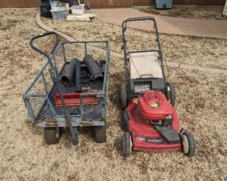 The mower does not start.