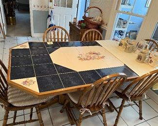 Custom made kitchen table