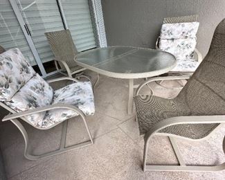 Patio table w/2 chairs only