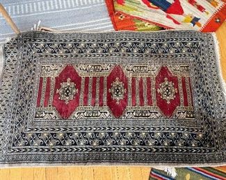 Antique Turkish rug 1’8” x 3’8”