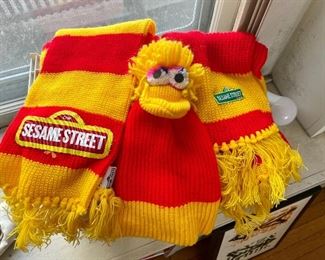 Sesame Street scarfs & hat 