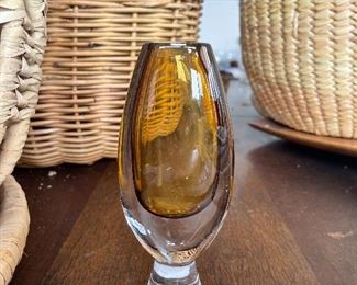 Kosta Boda art glass vase Sweden 