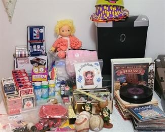 Records, baseballs and games