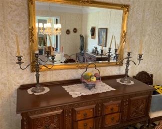 PLATED CANDLELABRA.   MATCHING PAIRS 