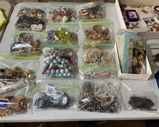 BAGS OF JEWELRY.   SOLD BY THE BAG 