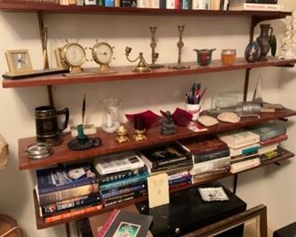 BOOKS AND VINTAGE BRASS COLLECTIBLES 