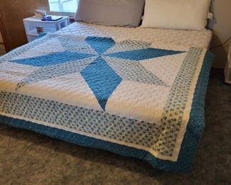 King size bed and frame