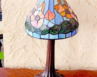 Tiffany style glass lamp 
