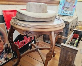 Wooden hat form 