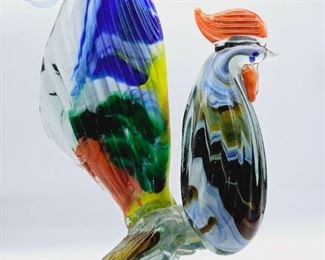 MURANO glass rooster 