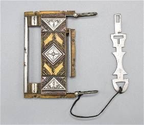 Tuareg Tamask Nâ€™Asrou Lock and Key Pendant
