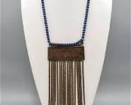 Cameroon Kirdi Apron Copper and Glass Beads Cache Sexe
