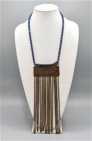 Cameroon Kirdi Apron Copper and Glass Beads Cache Sexe
