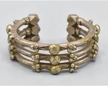 Antique Nubian Silver Cuff Bracelet Sudan
