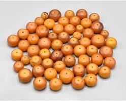 59 Old Amber Resin Bakelite Trade Beads
