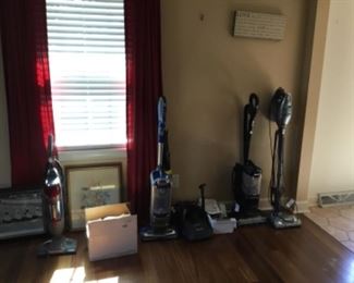 4 Shark vacuums!