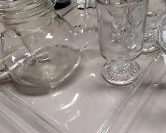 Princess  Ware Glass. Complete Set & Tray