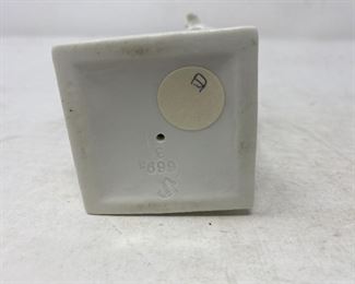 Porcelain cherub white figurines