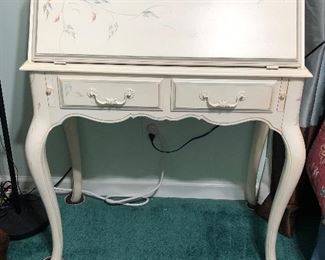 Ethan Allen hand painted secretary desk
