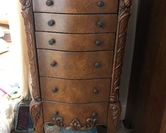 ornate jewelry cabinet
