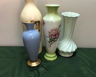 assorted vases