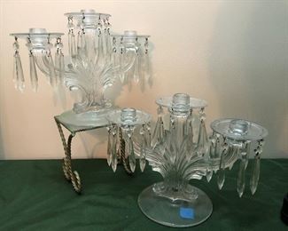 crystal candelabras 