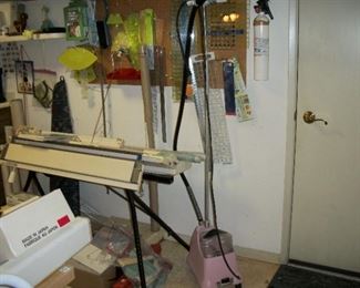 steamer, more sewing equipment 