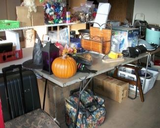 luggage, halloween, magazine rack,