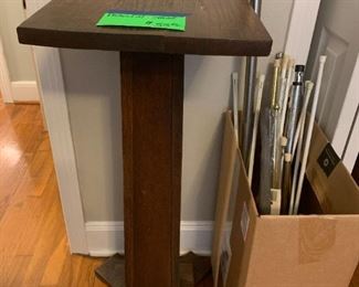 Plant stand and curtain rods