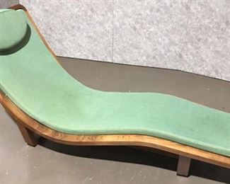 Vintage Wood Pool Lounger