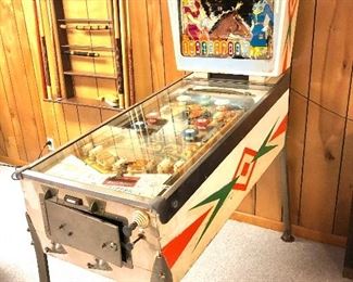 1960’s Gottliebs Corral pinball machine. Not currently working 